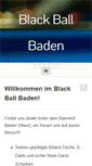 Mobile Screenshot of blackball.ch
